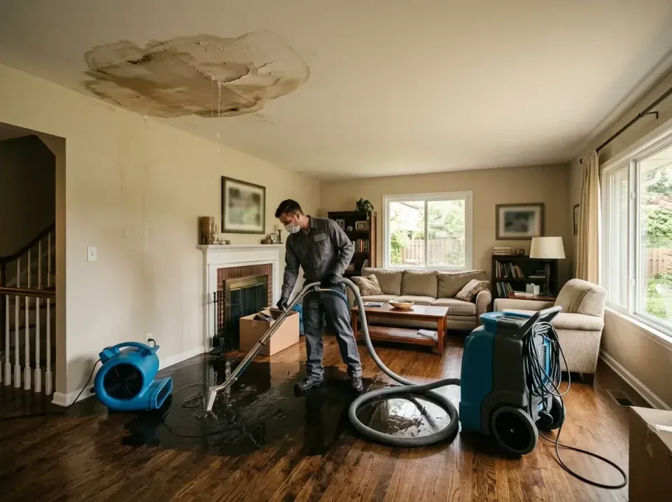 attic-pipe-burst-ceiling-drip-008 — frequently asked questions, Water Damage Restoration & Carpet Care in Norton Center, MA
